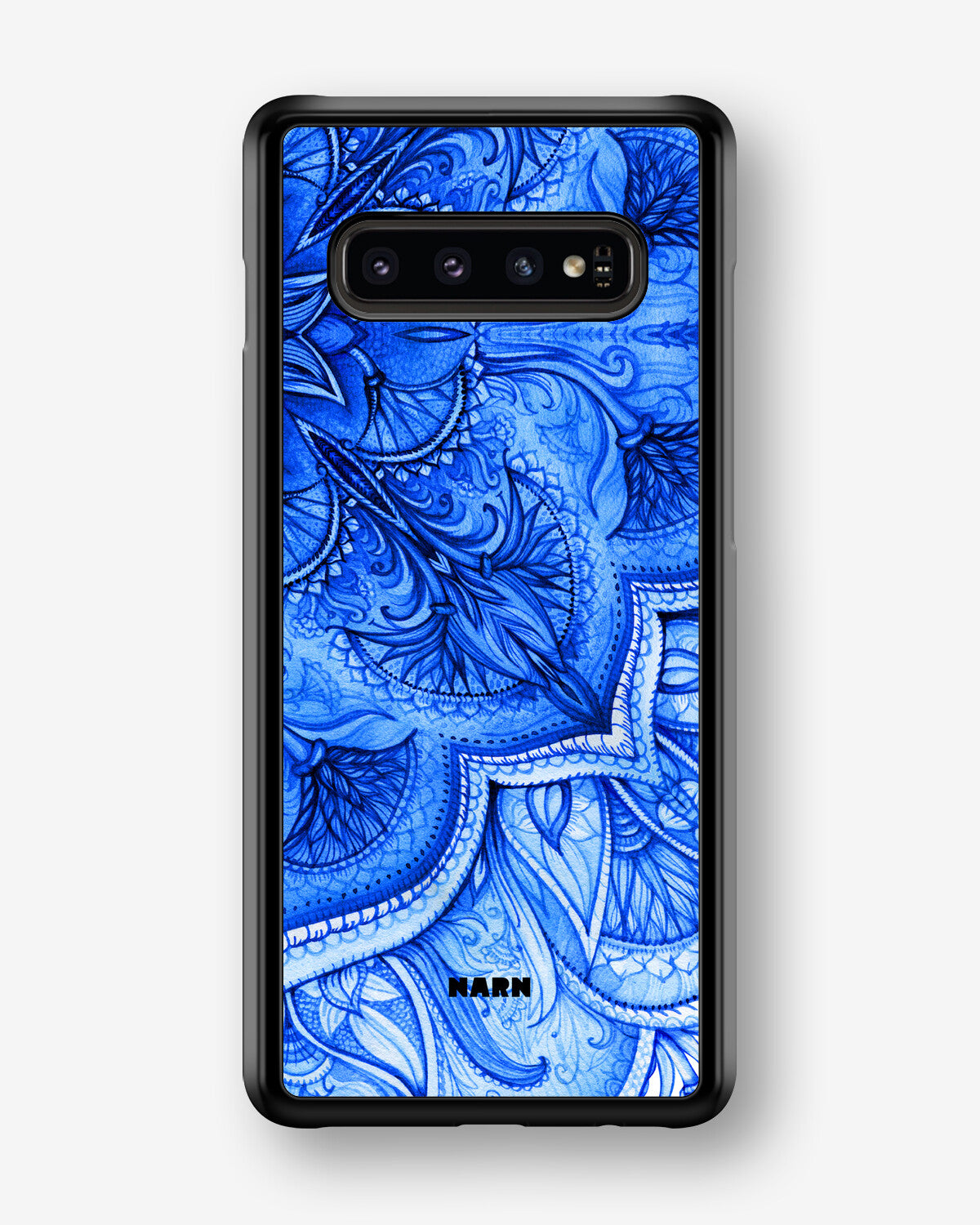 Samsung Galaxy S10 Plus Hard Case – Blue Vintage - View 1