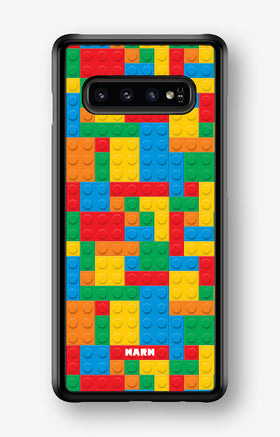 Samsung Galaxy S10 Plus Hard Case – Building Bricks - View 1