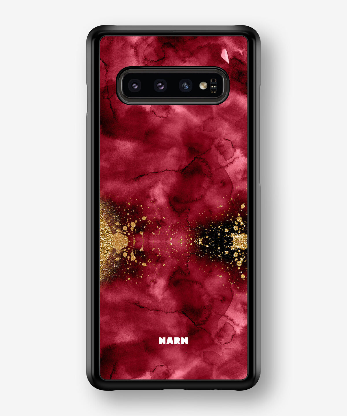 Samsung Galaxy S10 Plus Hard Case – Burgendy Shimmer - View 1