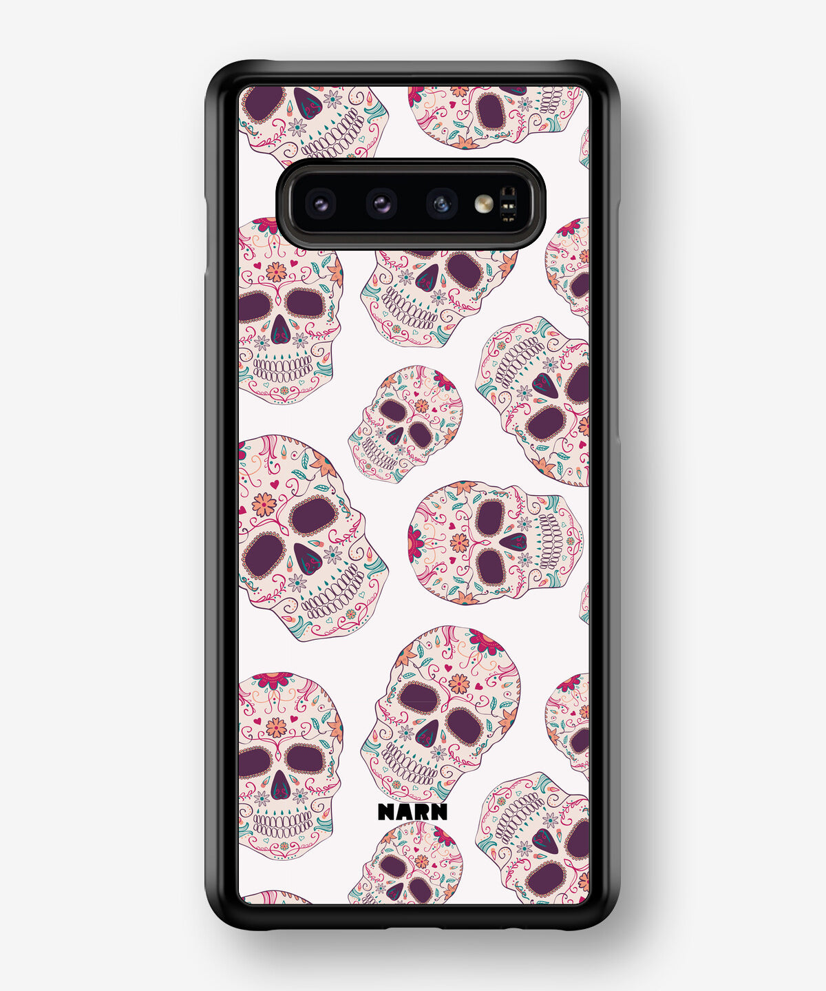 Samsung Galaxy S10 Plus Hard Case – Calavera Skulls - View 1
