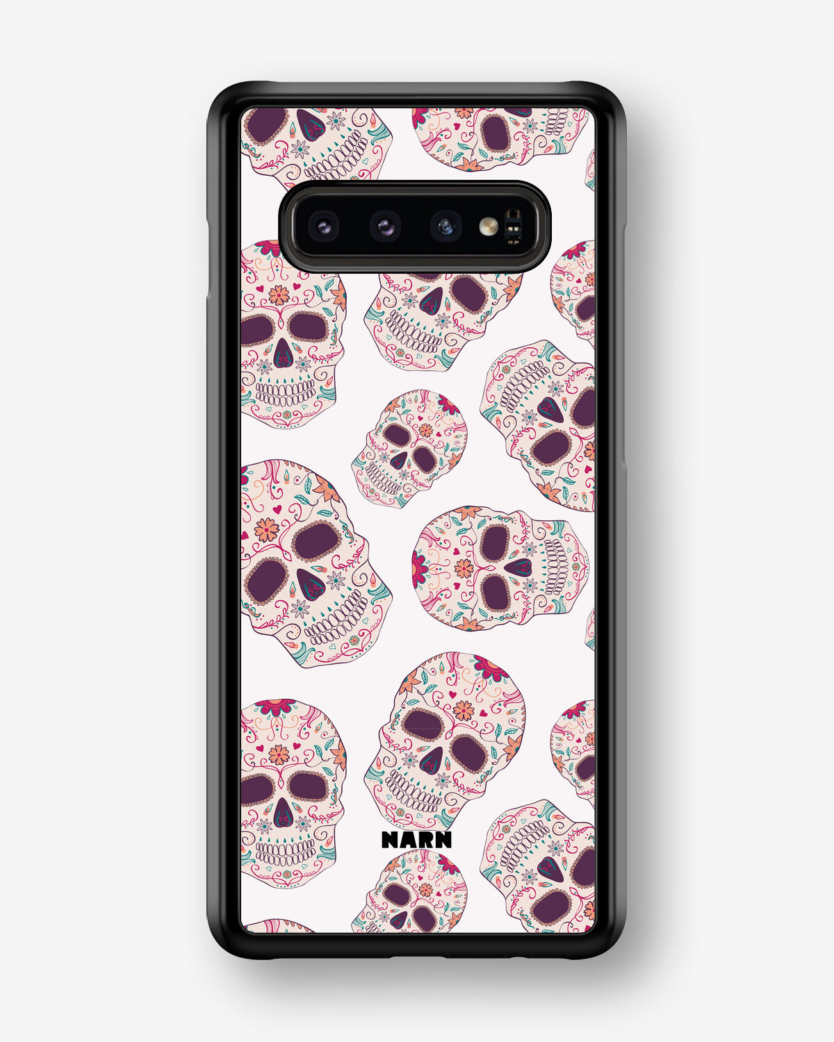 Samsung Galaxy S10 Plus Hard Case – Calavera Skulls - View 1