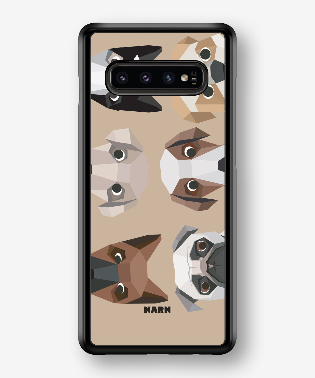 Samsung Galaxy S10 Plus Hard Case – Cute Dogs - View 1