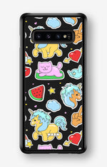 Samsung Galaxy S10 Plus Hard Case – Cute Stickers - View 1
