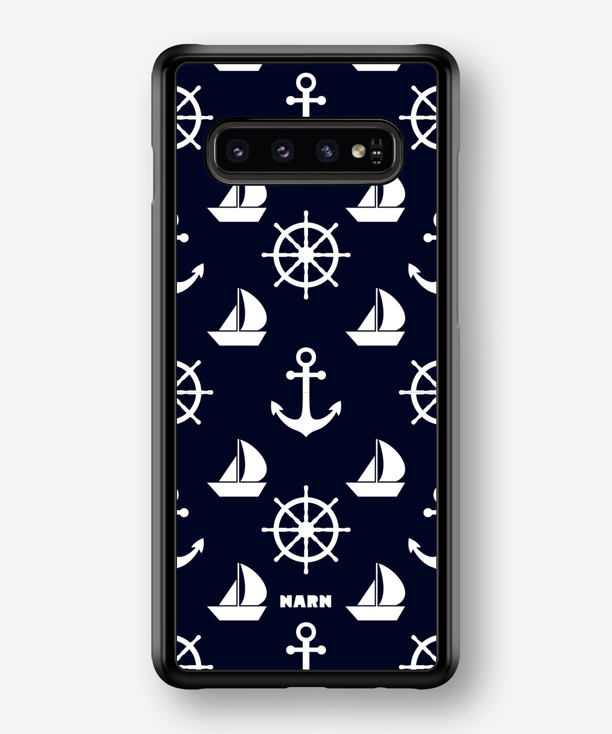 Samsung Galaxy S10 Plus Hard Case – Deep Blue Voyage - View 1