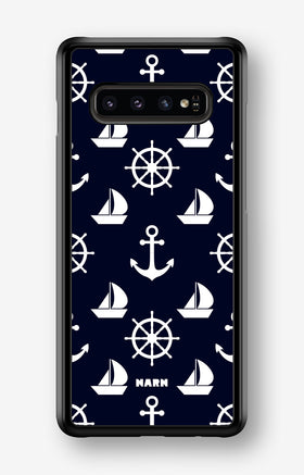 Samsung Galaxy S10 Plus Hard Case – Deep Blue Voyage - View 1