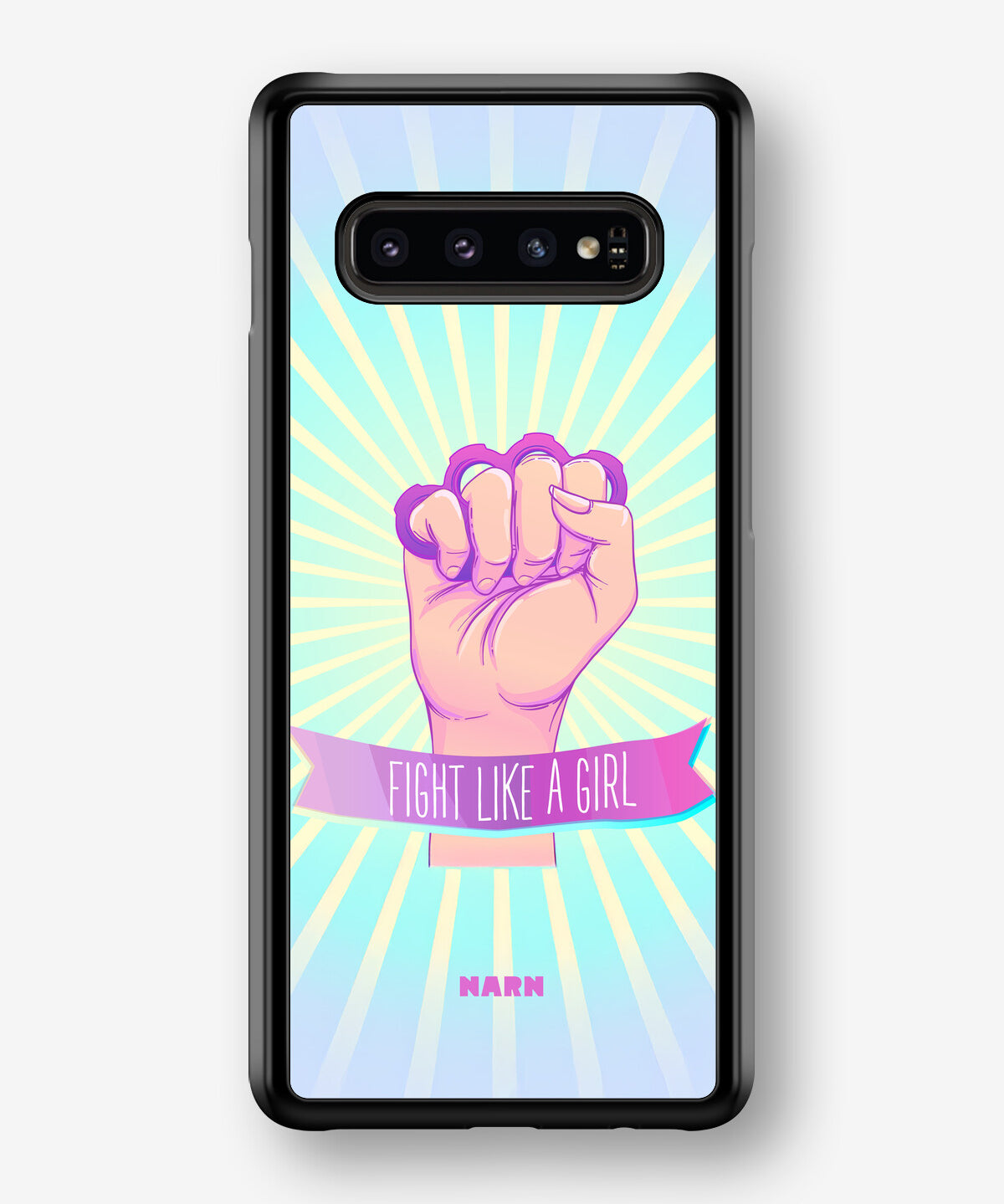 Samsung Galaxy S10 Plus Hard Case – Fight Like A Girl - View 1