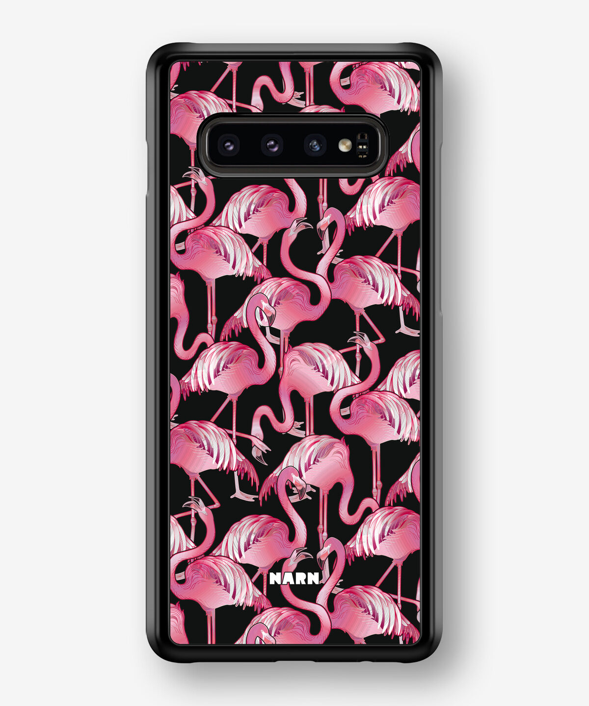 Samsung Galaxy S10 Plus Hard Case – Flamingos - View 1