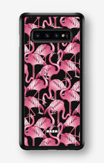 Samsung Galaxy S10 Plus Hard Case – Flamingos - View 1
