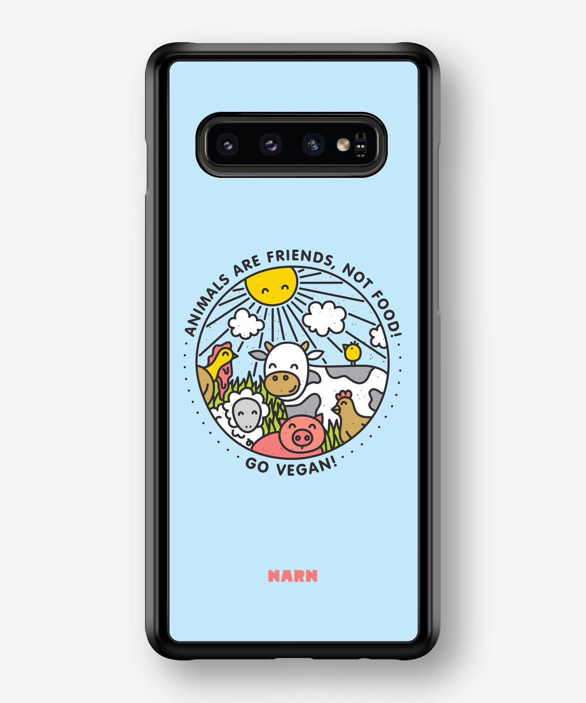 Samsung Galaxy S10 Plus Hard Case – Friends, Not Food - View 1