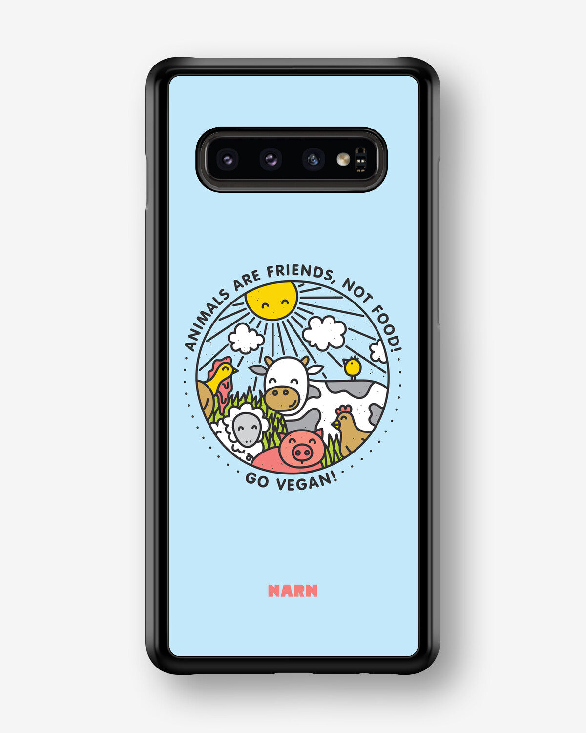 Samsung Galaxy S10 Plus Hard Case – Friends, Not Food - View 1