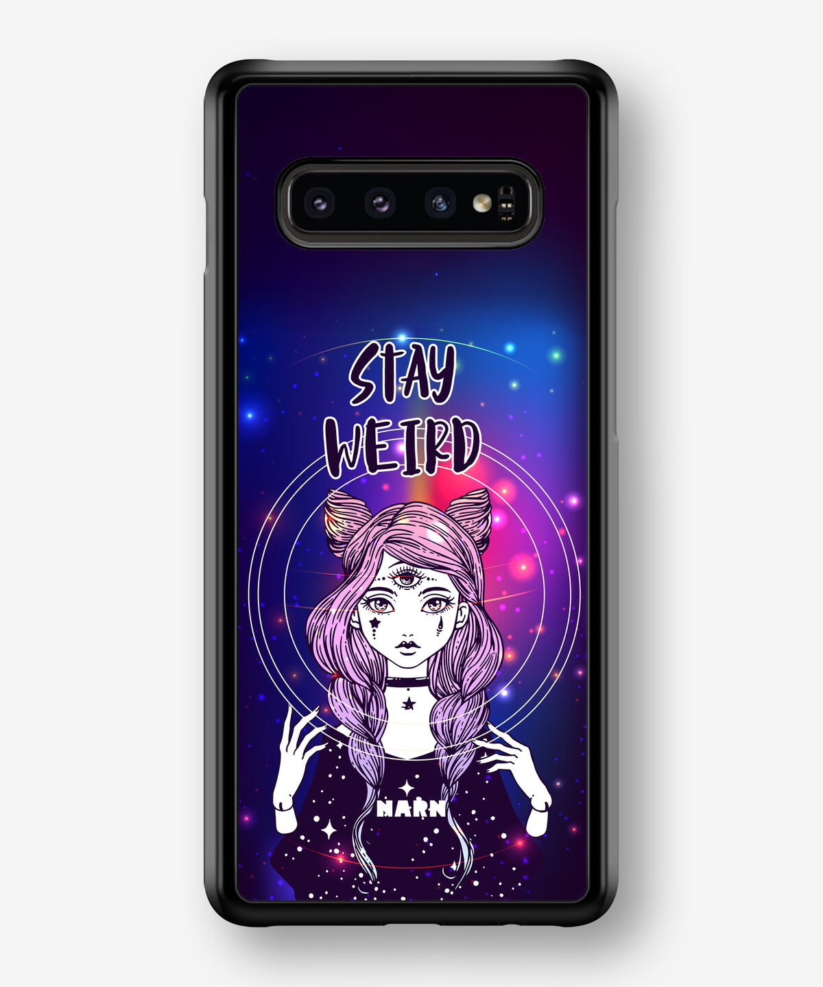 Samsung Galaxy S10 Plus Hard Case – Galactic Weird - View 1