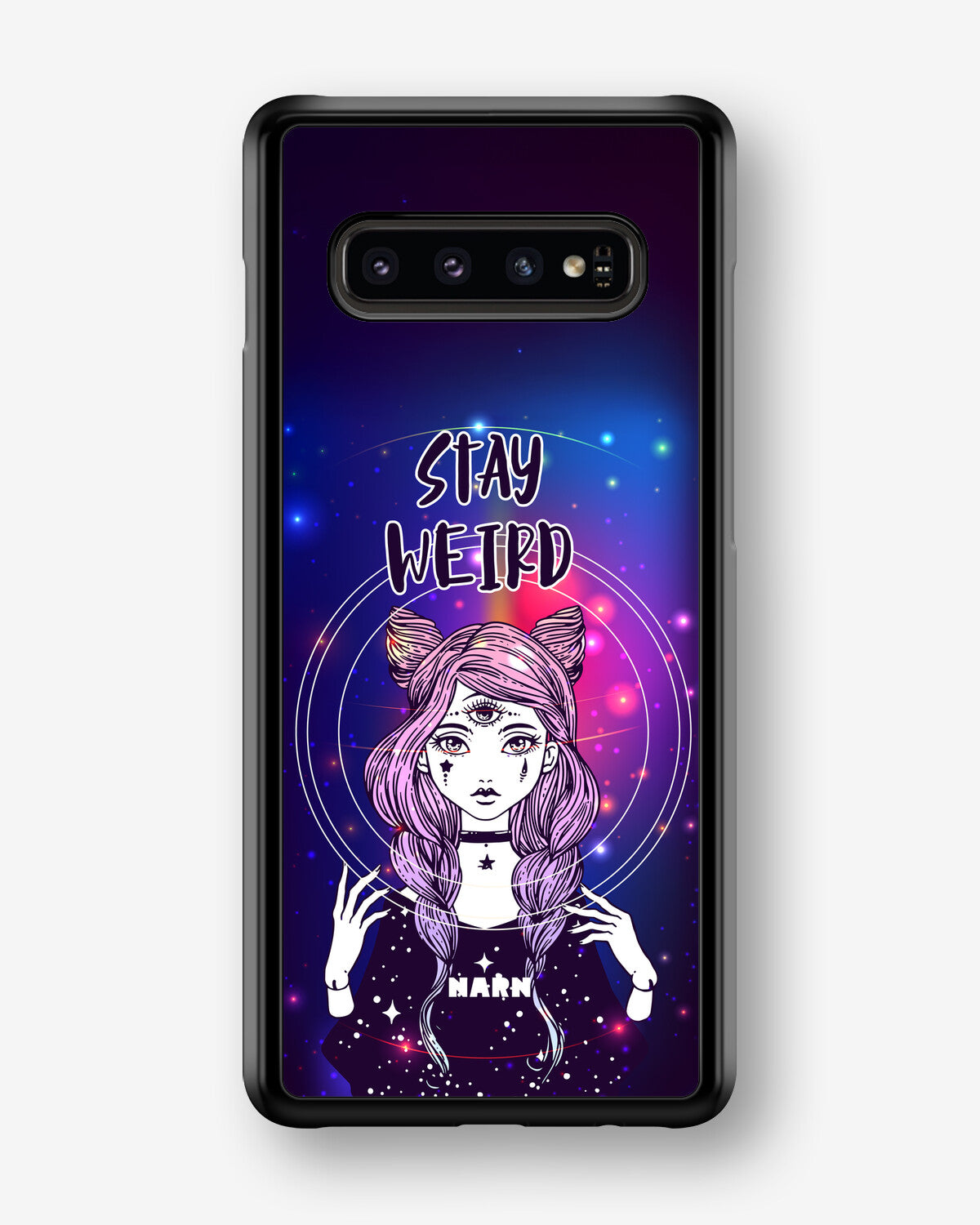 Samsung Galaxy S10 Plus Hard Case – Galactic Weird - View 1