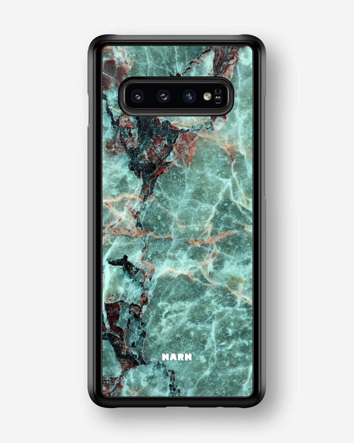 Samsung Galaxy S10 Plus Hard Case – Green Marble - View 1