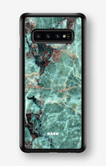 Samsung Galaxy S10 Plus Hard Case – Green Marble - View 1
