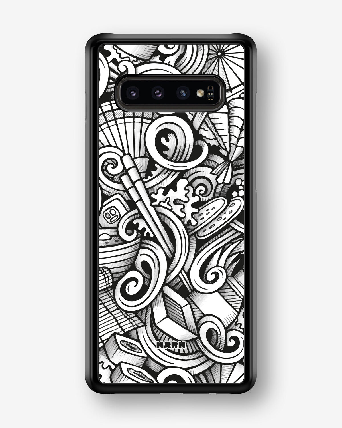 Samsung Galaxy S10 Plus Hard Case – Japanese Pattern - View 1