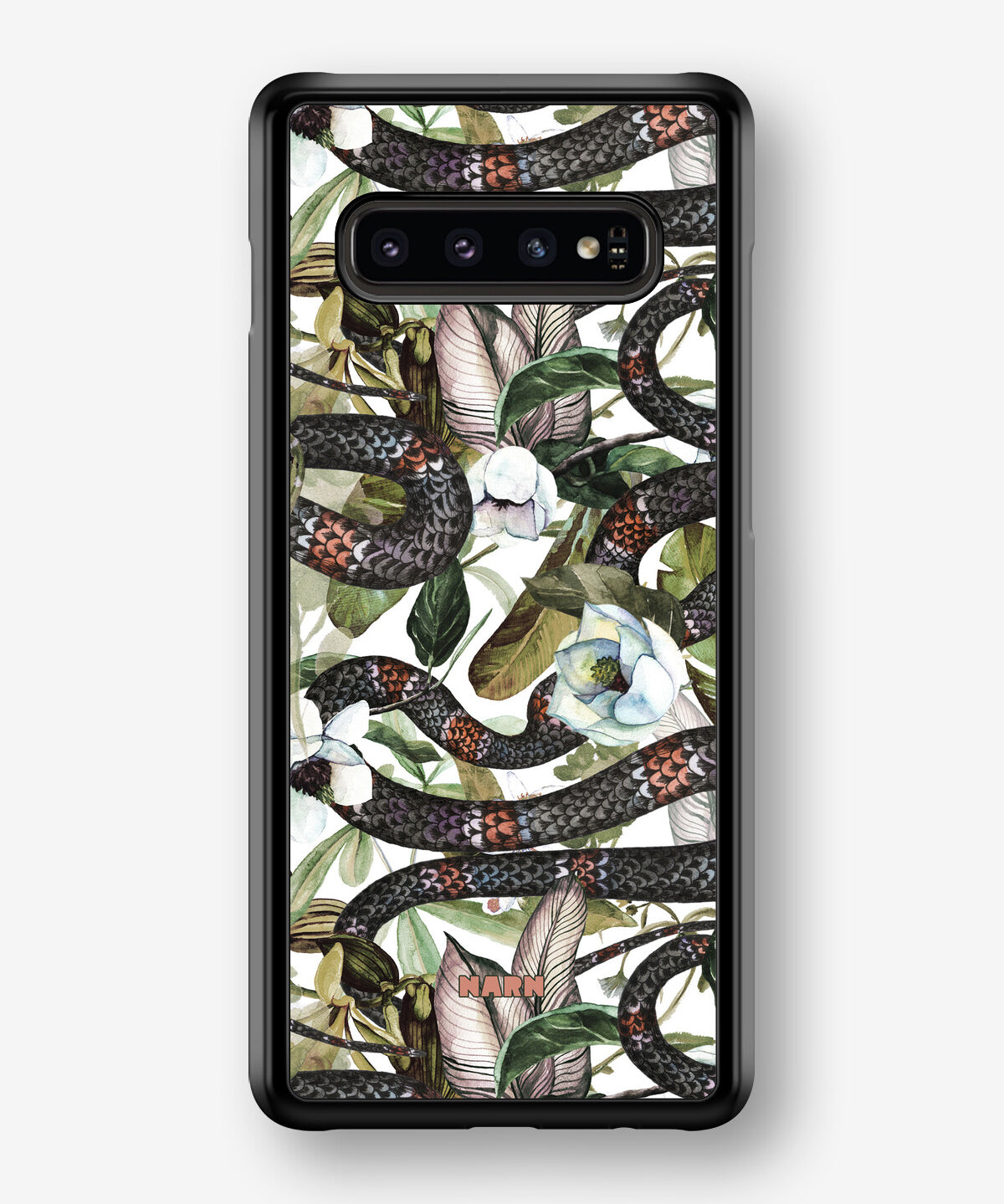 Samsung Galaxy S10 Plus Hard Case – Jungle Snake - View 1