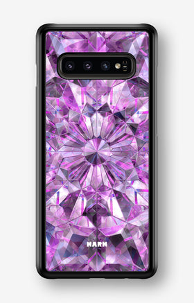 Samsung Galaxy S10 Plus Hard Case – Lavender Crystals - View 1