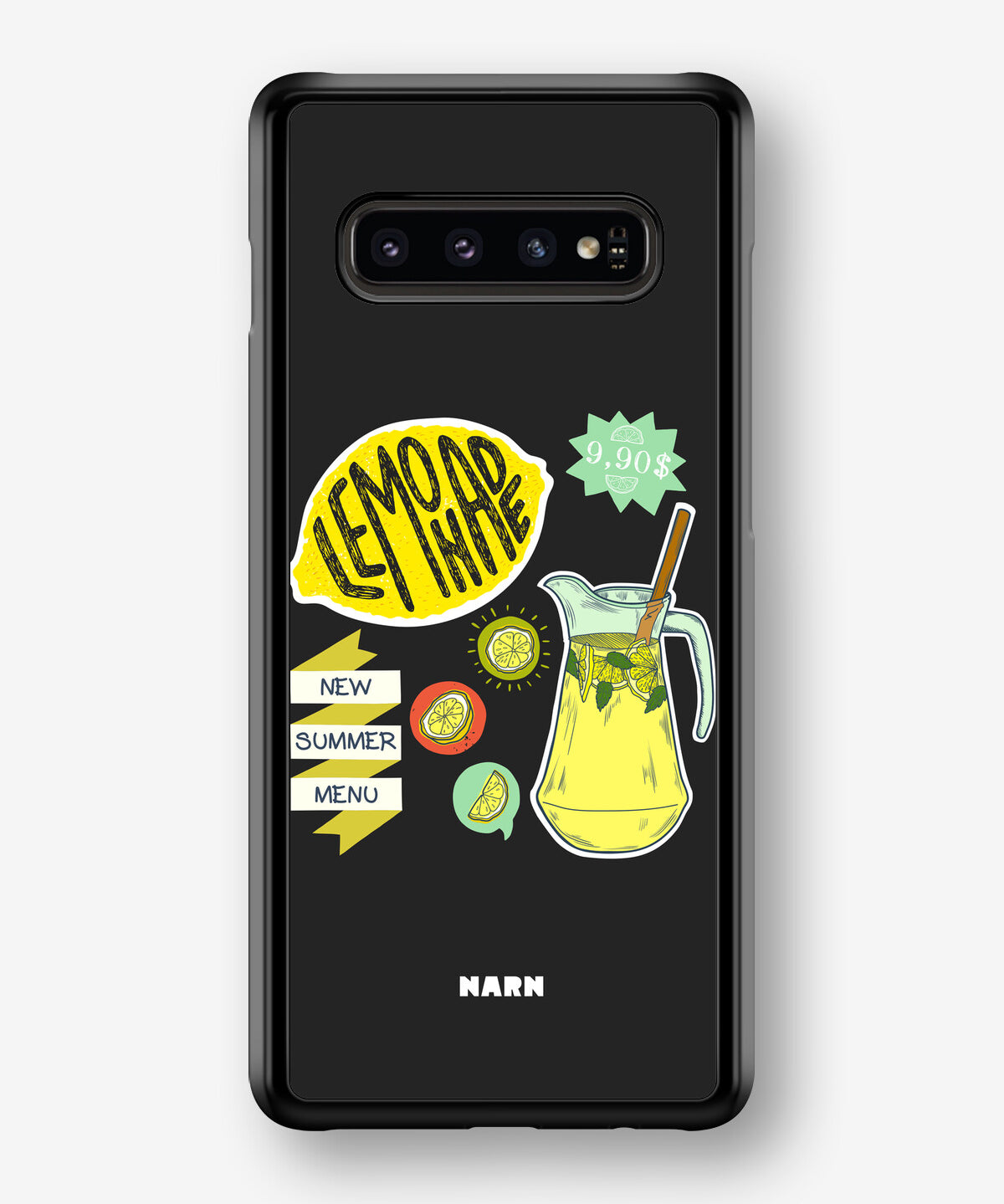 Samsung Galaxy S10 Plus Hard Case – Lemon Summer - View 1