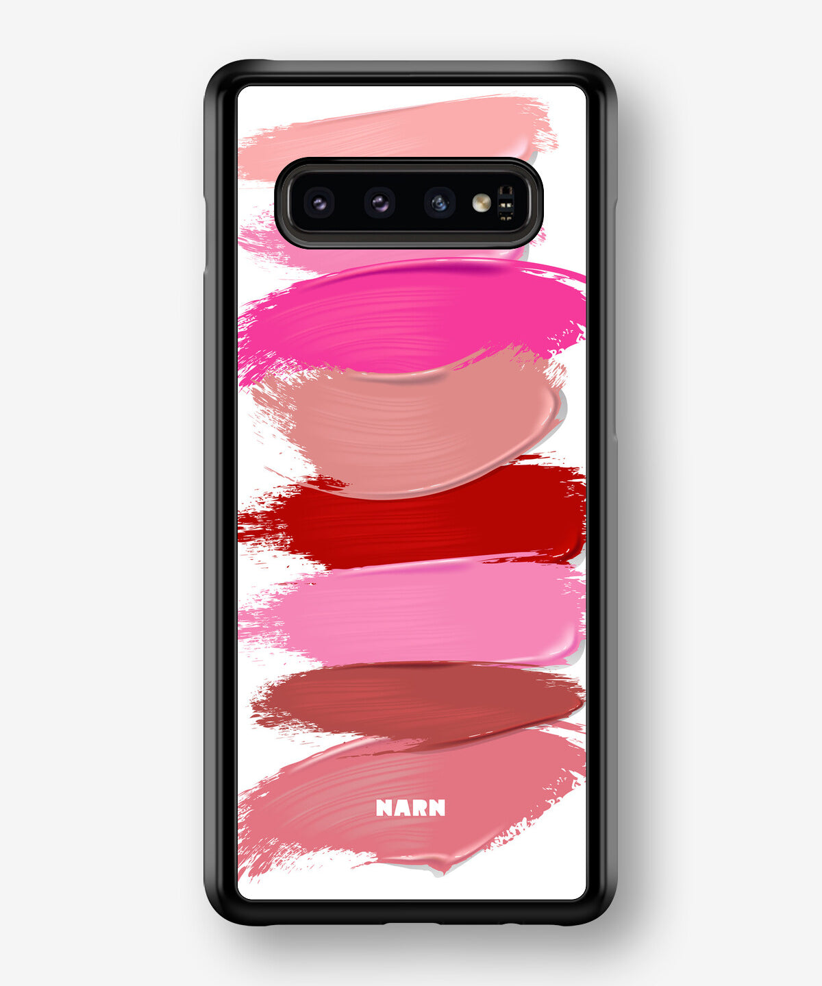 Samsung Galaxy S10 Plus Hard Case – Lipstick Smears - View 1