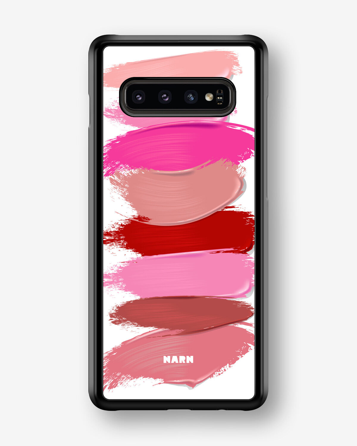 Samsung Galaxy S10 Plus Hard Case – Lipstick Smears - View 1