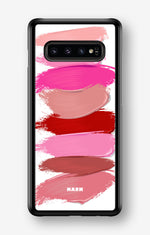 Samsung Galaxy S10 Plus Hard Case – Lipstick Smears - View 1
