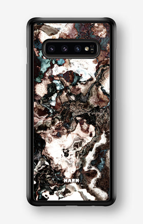 Samsung Galaxy S10 Plus Hard Case – Marble Brown - View 1