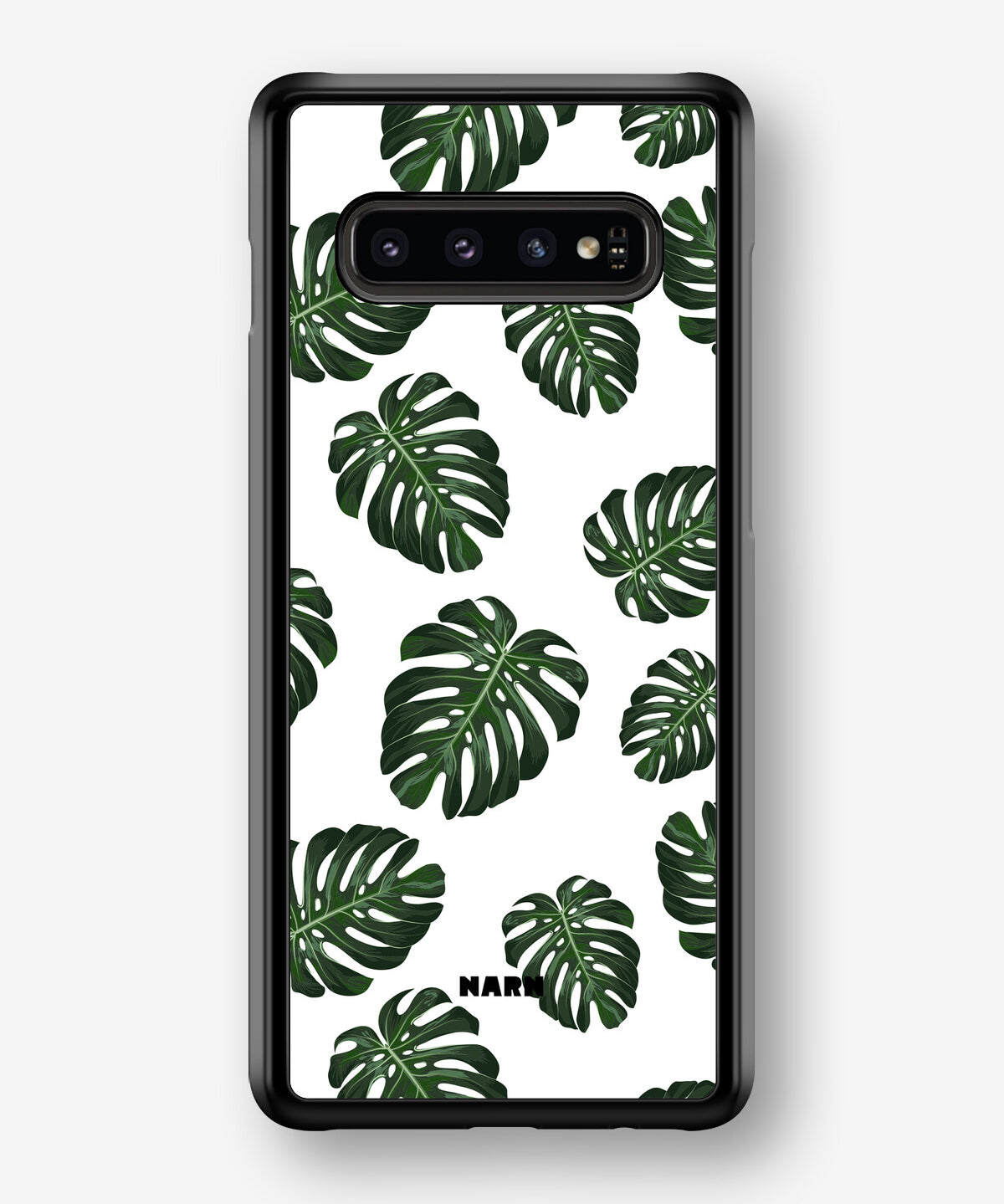 Samsung Galaxy S10 Plus Hard Case – Monstera Pattern - View 1
