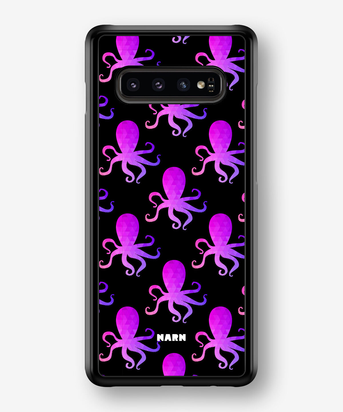 Samsung Galaxy S10 Plus Hard Case – Octopus Pattern - View 1