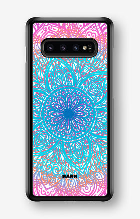 Samsung Galaxy S10 Plus Hard Case – Pastel Mandala - View 1