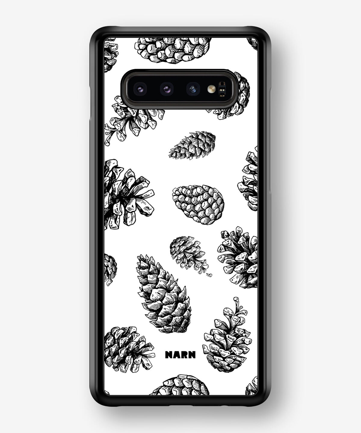 Samsung Galaxy S10 Plus Hard Case – Pine Cones - View 1