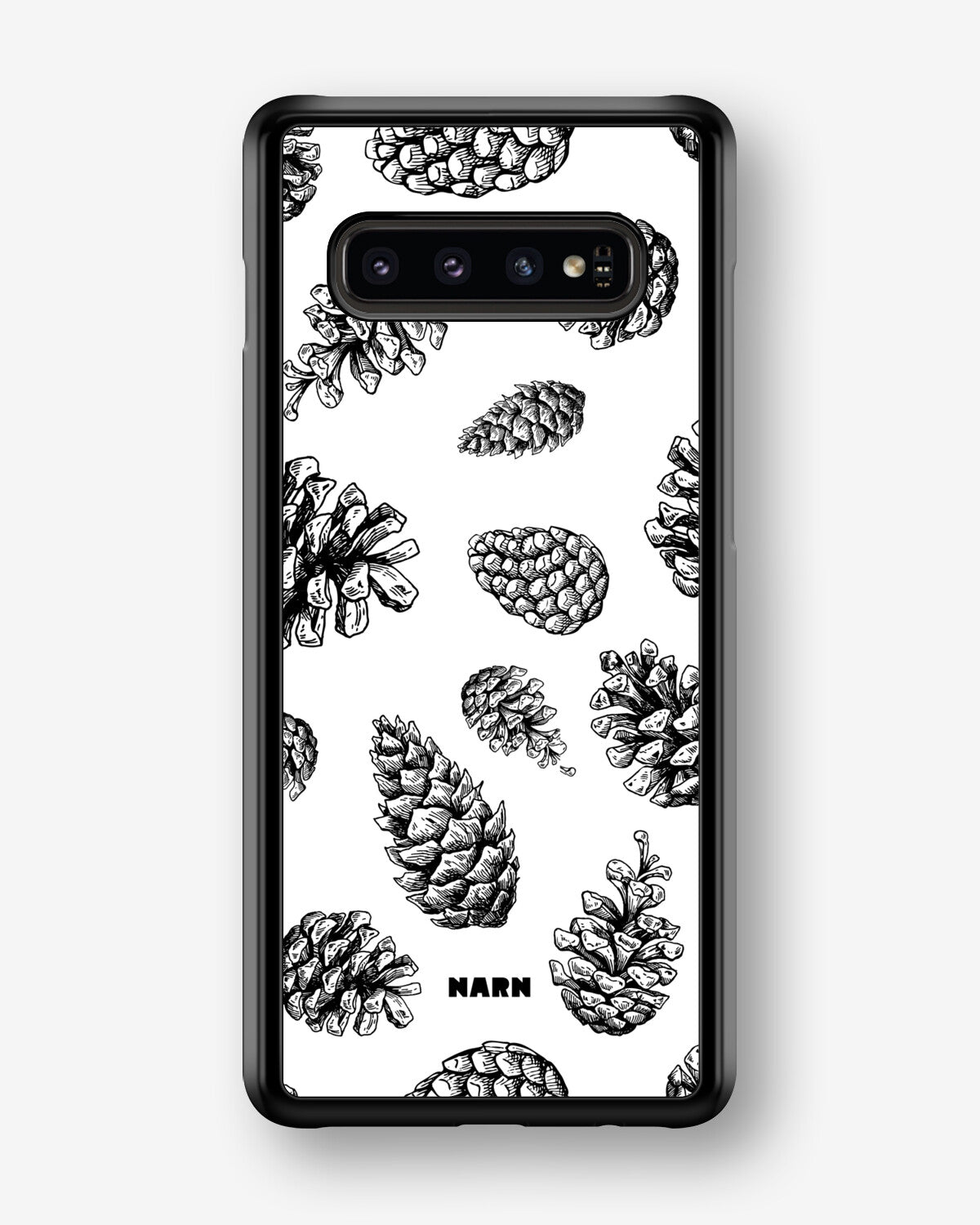 Samsung Galaxy S10 Plus Hard Case – Pine Cones - View 1
