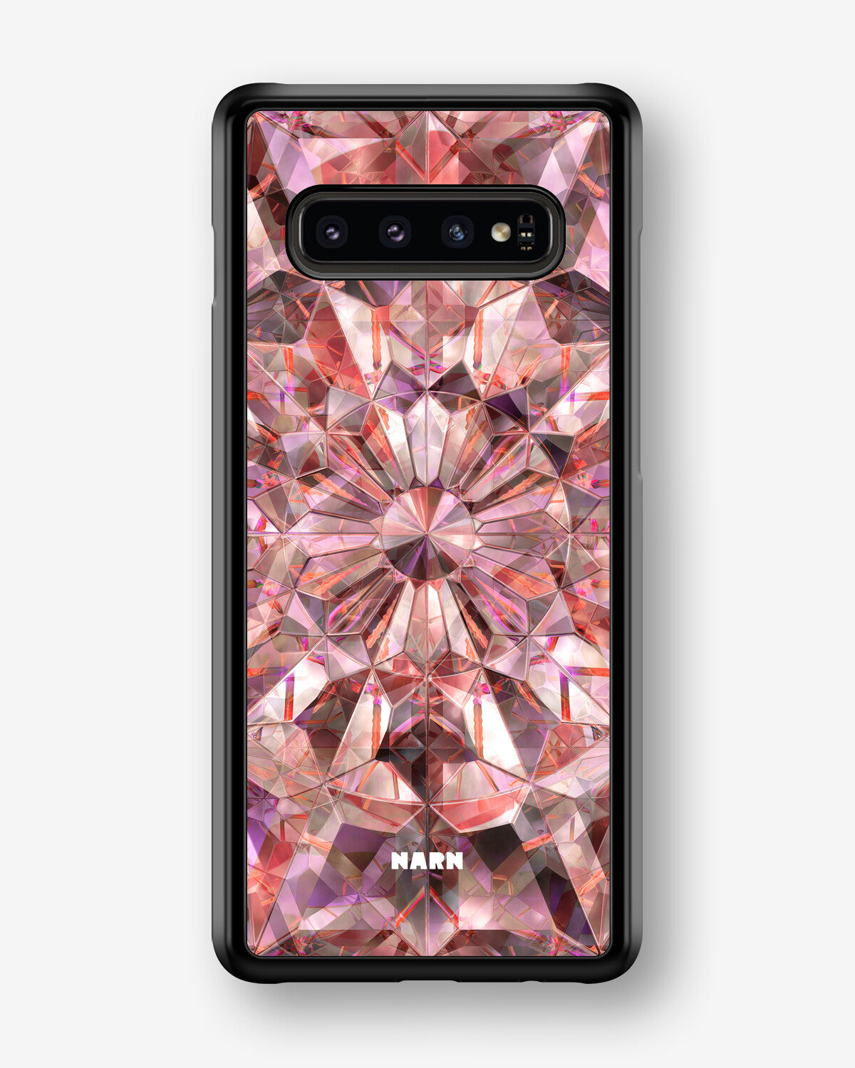 Samsung Galaxy S10 Plus Hard Case – Pink Crystals - View 1