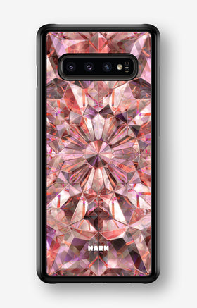 Samsung Galaxy S10 Plus Hard Case – Pink Crystals - View 1