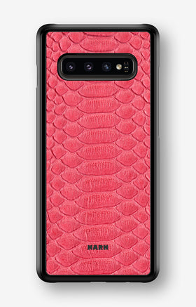 Samsung Galaxy S10 Plus Hard Case – Pink Snake - View 1