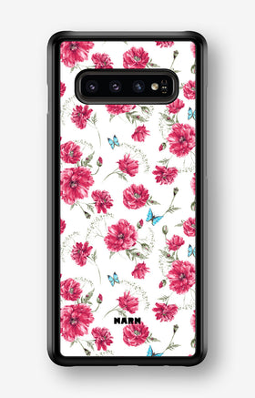 Samsung Galaxy S10 Plus Hard Case – Poppies in Bloom - View 1