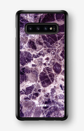 Samsung Galaxy S10 Plus Hard Case – Purple Marble - View 1