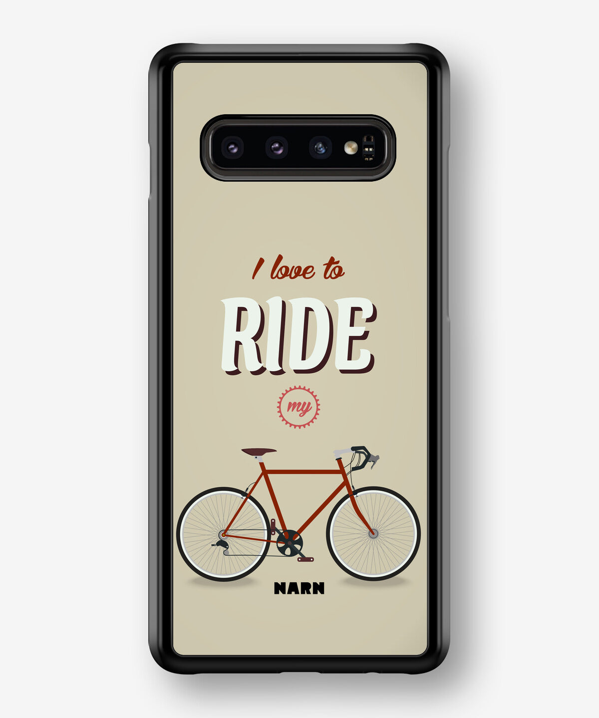 Samsung Galaxy S10 Plus Hard Case – Ride My Bicycle - View 1