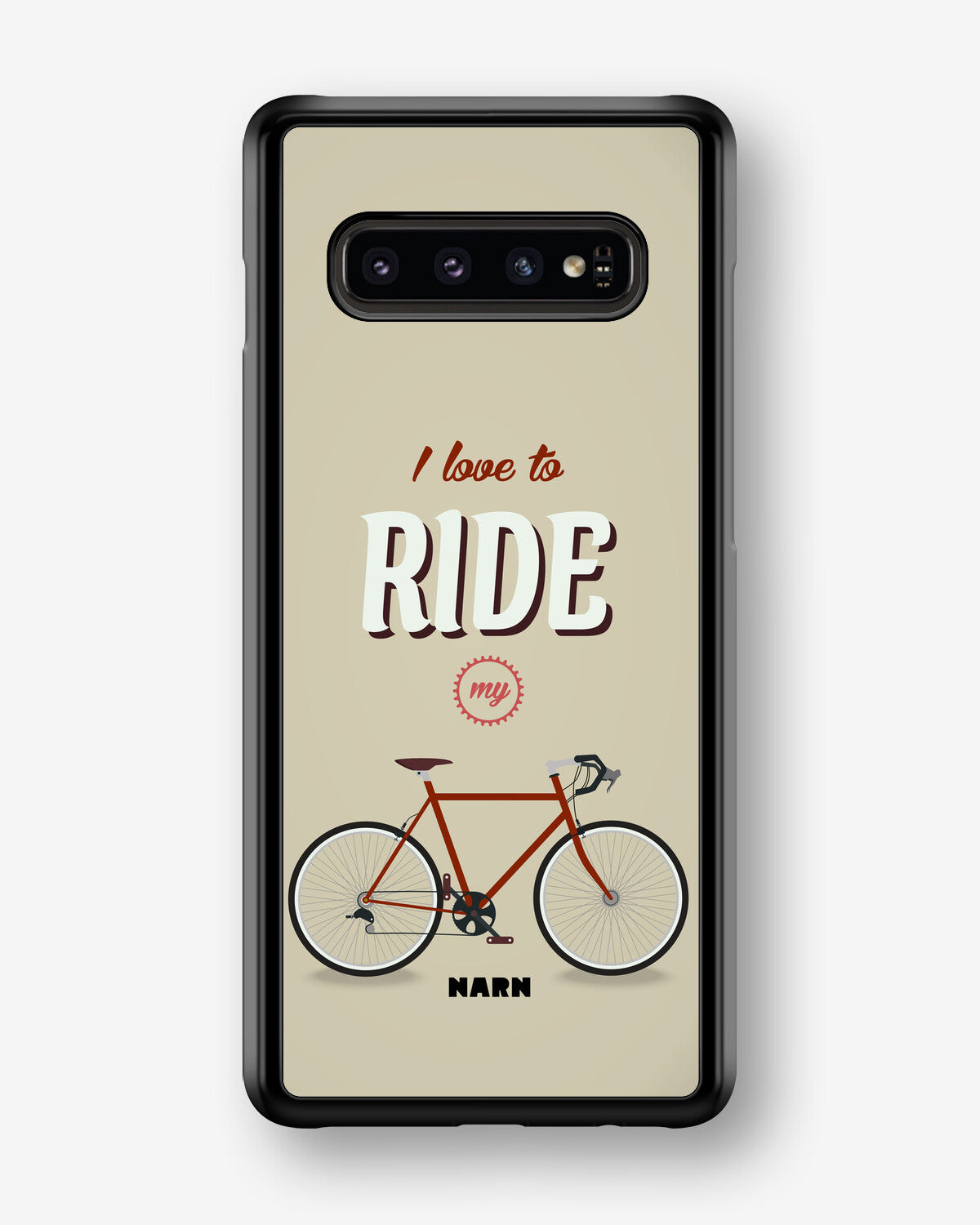 Samsung Galaxy S10 Plus Hard Case – Ride My Bicycle - View 1