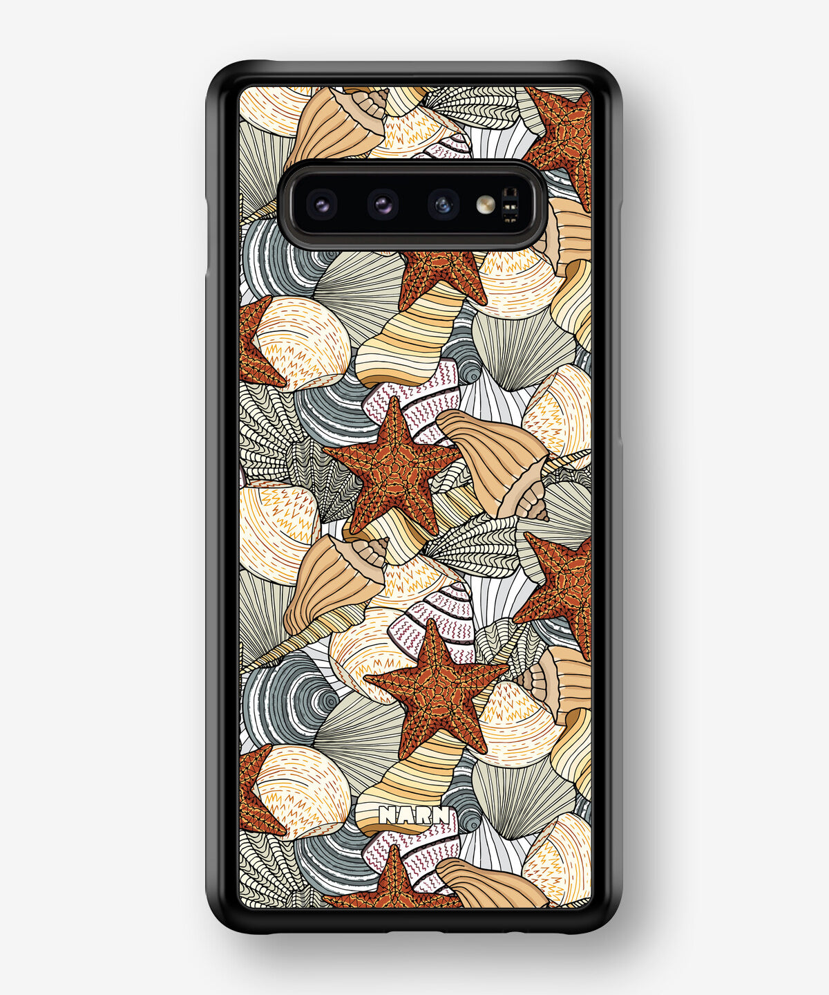 Samsung Galaxy S10 Plus Hard Case – Sea Shells - View 1