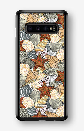 Samsung Galaxy S10 Plus Hard Case – Sea Shells - View 1