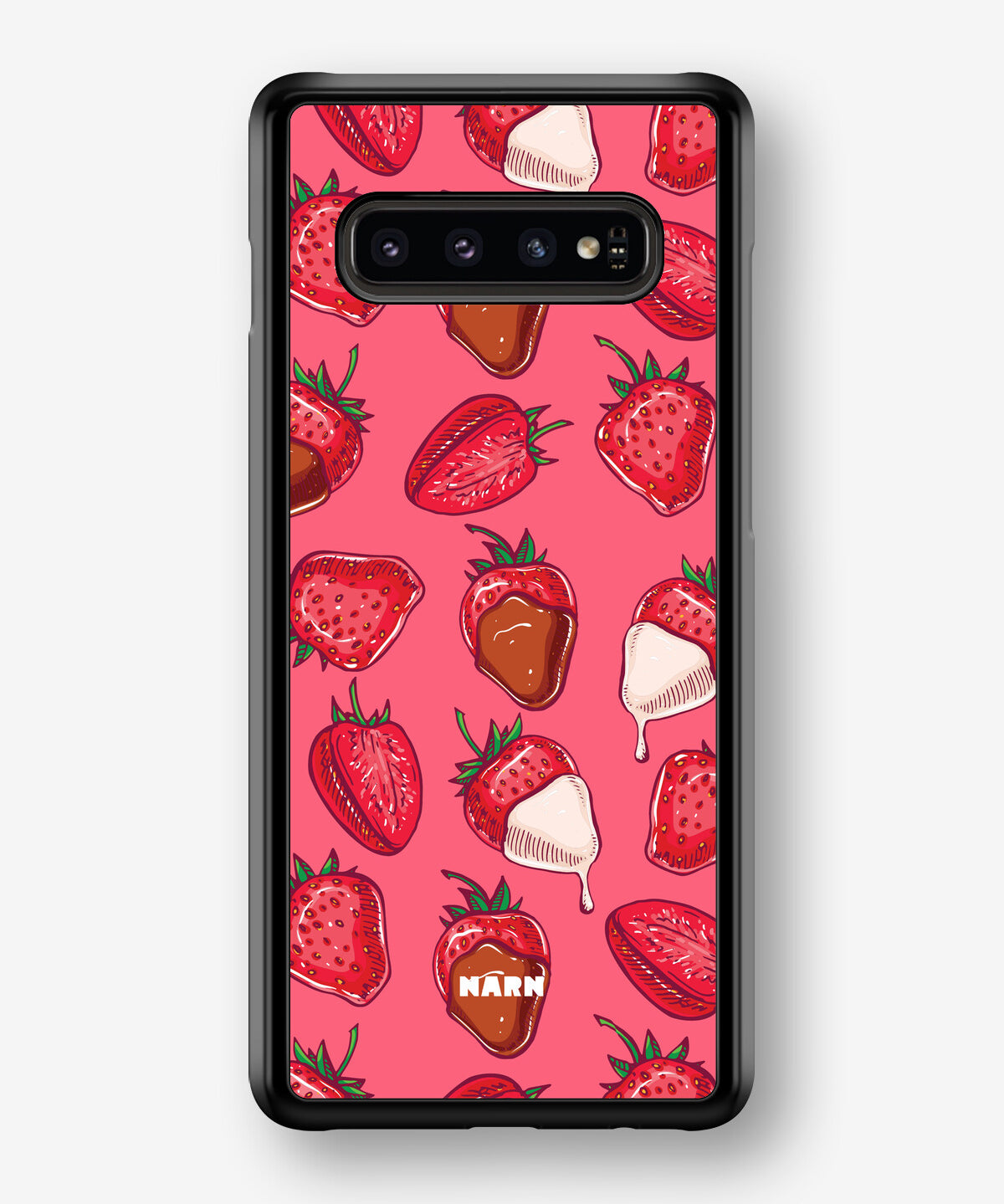 Samsung Galaxy S10 Plus Hard Case – Strawberry Chocolate - View 1