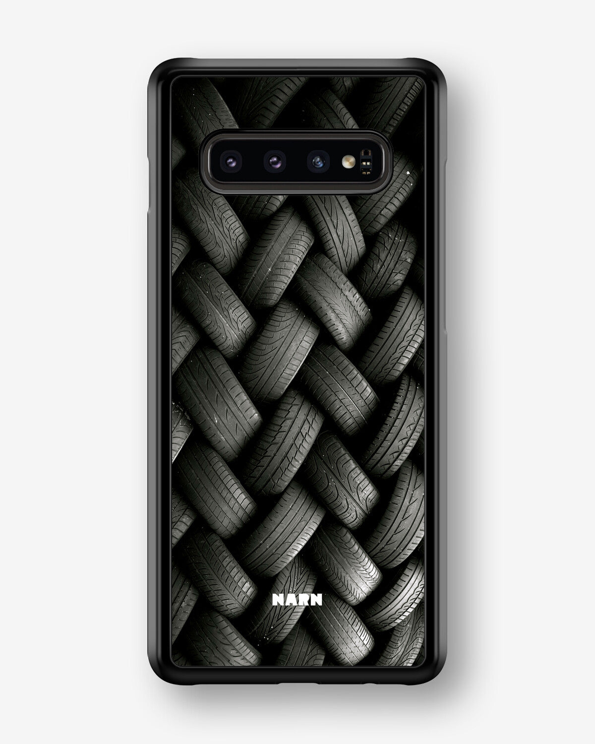 Samsung Galaxy S10 Plus Hard Case – Tires Wall - View 1