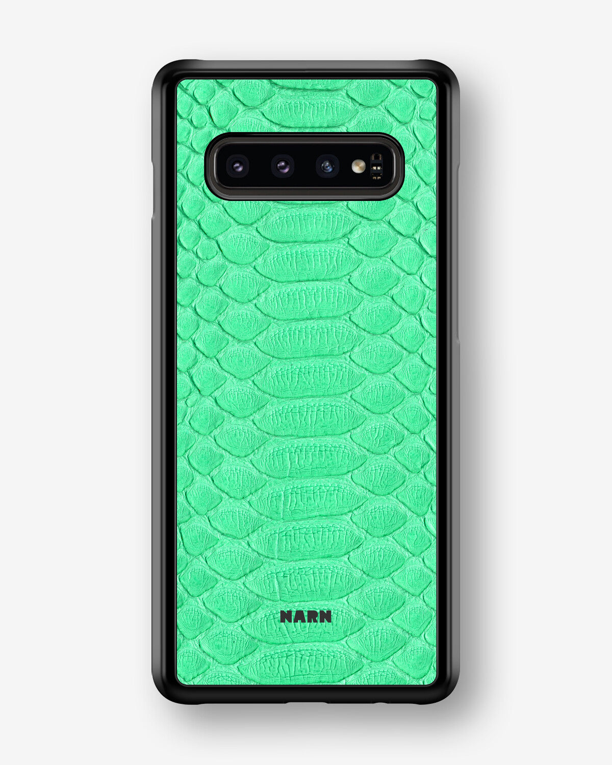 Samsung Galaxy S10 Plus Hard Case – Turquoise Snake - View 1