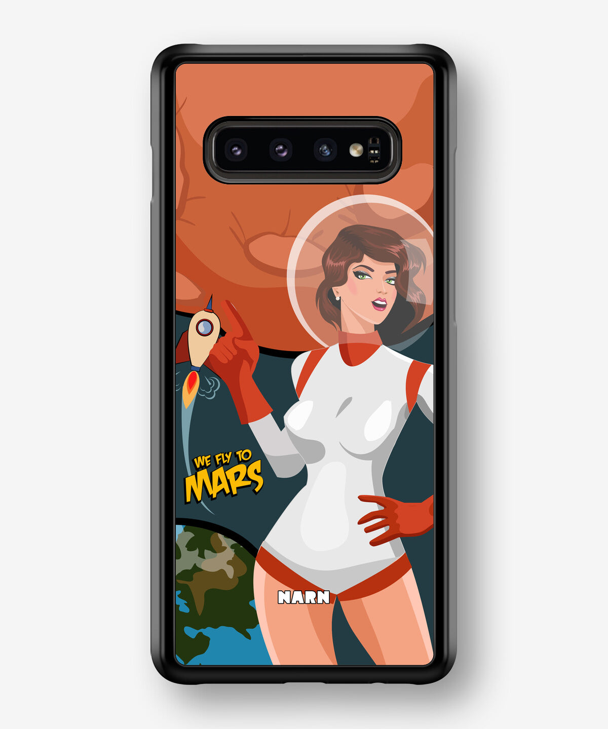 Samsung Galaxy S10 Plus Hard Case – We Fly To Mars - View 1