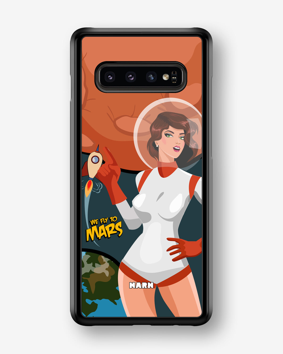 Samsung Galaxy S10 Plus Hard Case – We Fly To Mars - View 1