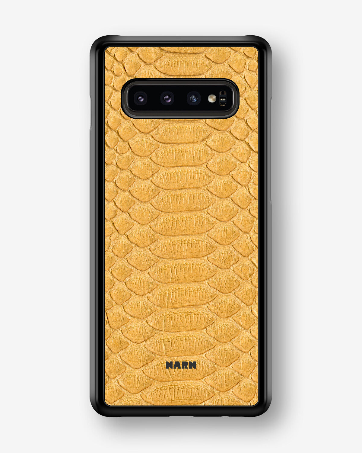 Samsung Galaxy S10 Plus Hard Case – Yellow Snake - View 1