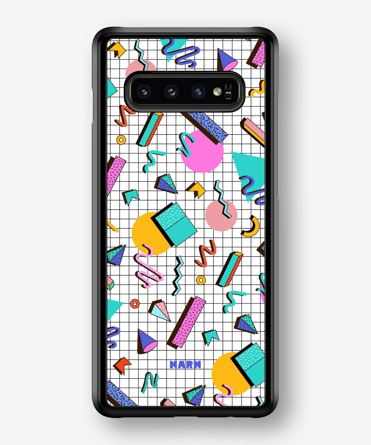 Samsung Galaxy S10 Hard Case – 80s Memphis - View 1