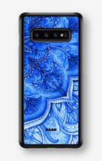 Samsung Galaxy S10 Hard Case – Blue Vintage - View 1