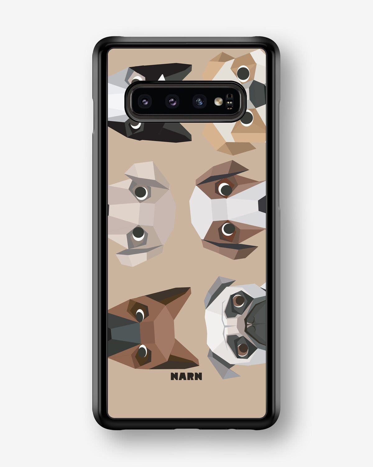 Samsung Galaxy S10 Hard Case – Cute Dogs - View 1