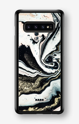 Samsung Galaxy S10 Hard Case – Golden Swirl - View 1